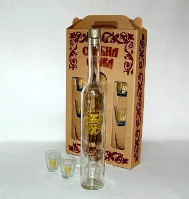 Set flaša+6 čašica 6086