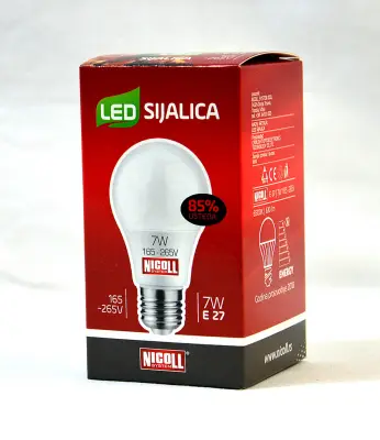 LED sijalica E-27 7w 6500k
