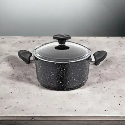 Lonac Wilma crni 16cm-1.2l