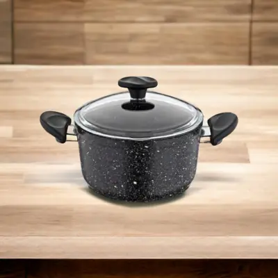 Lonac Wilma crni 22cm-3.5l