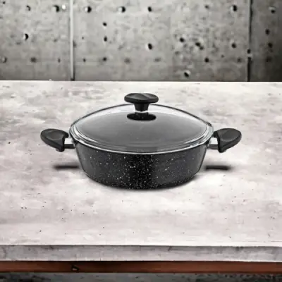 Šerpa Wilma crna 24cm-2.4l