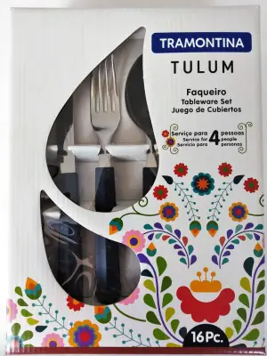 Escajg TULUM crni 16delova