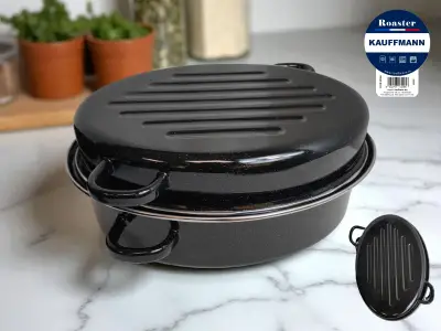 Pekač Roaster 38cm 6l+4l