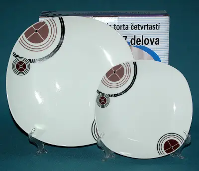 Servis torta 7 delova četvrtasti KC-34