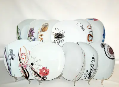 Tanjir četv.plitki 23cm KC-KF