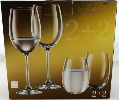 Čaša set 2+2 belo vino 450+430tum