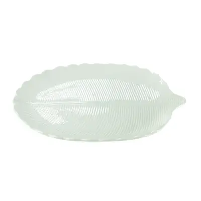 Keramička tacna list 35x26x4cm