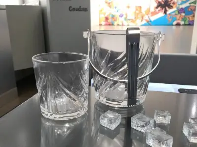 Posuda za led+6 čaša D