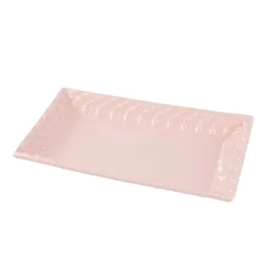 Tacna oval cvet pink 27x15cm