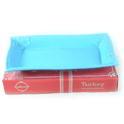 Tacna cvet mreža blue 27x15cm