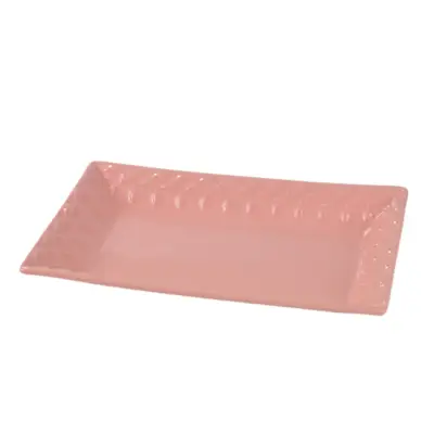 Tacna čipka pink 27x15cm
