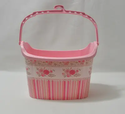 Korpa za štipaljke cvet ROZE