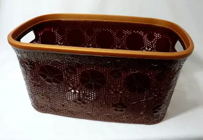 Korpa četvrtasti Dantela 40L BRAON