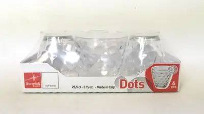 Čaša DOTS water 255cc 1/6