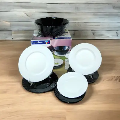 Servis TRIANON belo/crno 19pcs