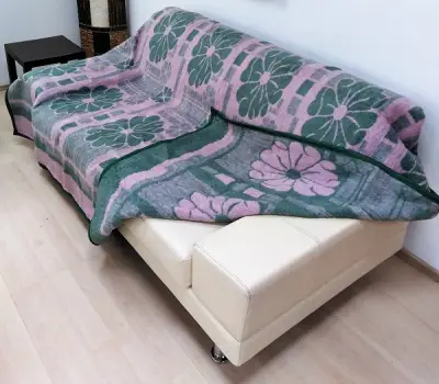 Ćebe 180x230A zeleno-roze
