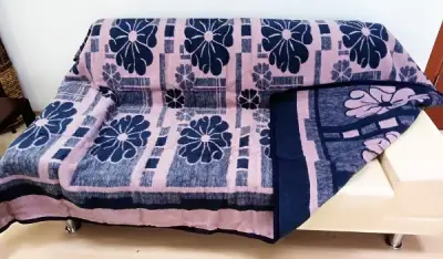 Ćebe 180x230F teget-roze cvet