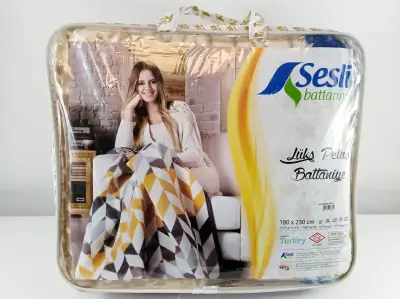Ćebe 180x230 Sesil braon-plavo