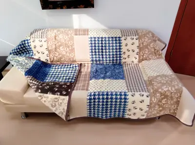 Ćebe 180x230 Sesil braon-plavo