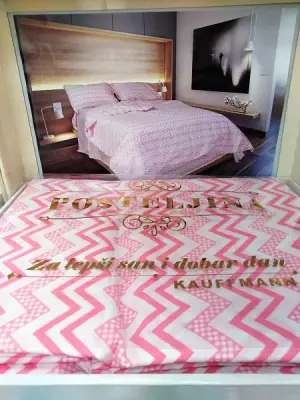 Posteljina 200x240 Ahenk Pembe