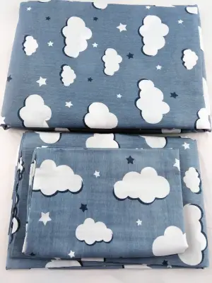Posteljina 160x240 oblak sivi