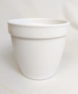 Saksija white G 16x15cm