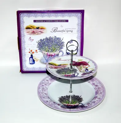 Etažer lavandaanda 26.5cm+19cm