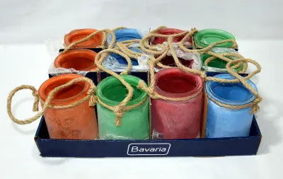 Svećnjak TL leptir-ruža 8x10cm