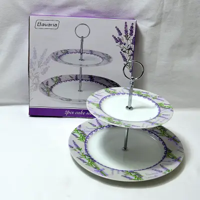 Etažer lavandaanda list26.5cm+19cm