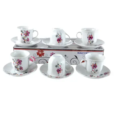 Šoljice 140cc 1/6 cvet roze