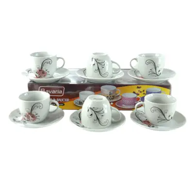 Šoljice 90cc 1/6 ruža