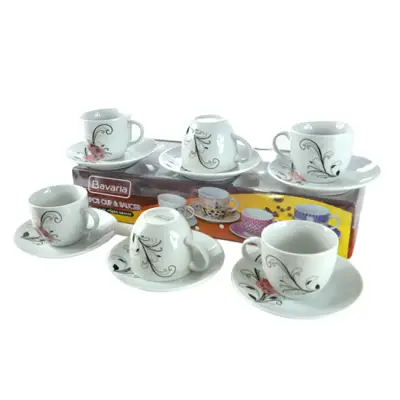 Šoljice 90cc 1/6 ruža