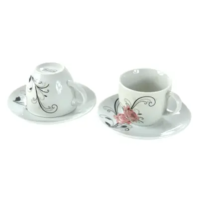 Šoljice 90cc 1/6 ruža