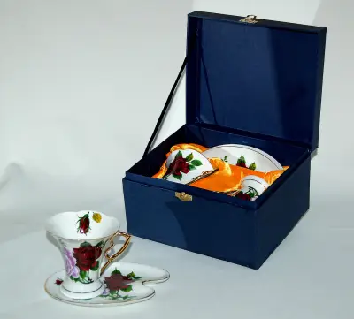 Set šolja S roze/plave 2kom