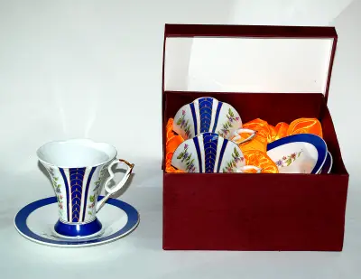 Set šolja cveće 2kom