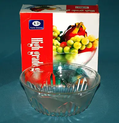 Činija staklena ROMB 22cm