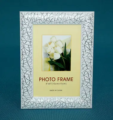 Foto ram 10x15 white silver