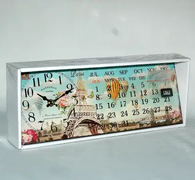 Sat Paris kalendar 35x14cm