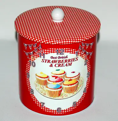 Metalna kutija kolači 17x16cm