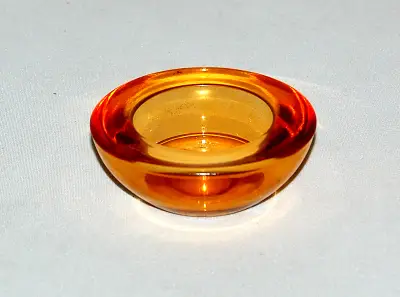 Svećnjak stakleni 7.5x3cm mix