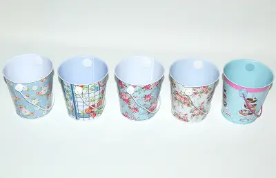 Metalna kofica 7.5x8.5x6cm mix