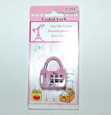 Katanac za kofer 4x3.5cm mix