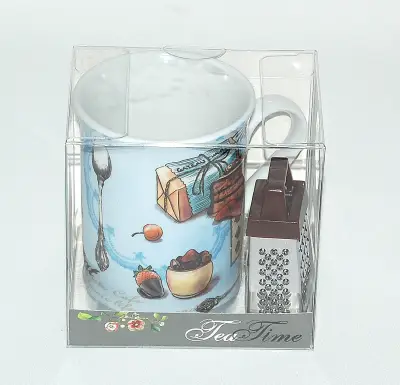 Šolja 280cc+rende PVC chocolat