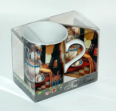 Šolja 280cc+podmetač PVC cafe