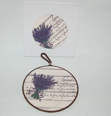Podmetač 18cm keramika lavandaen.