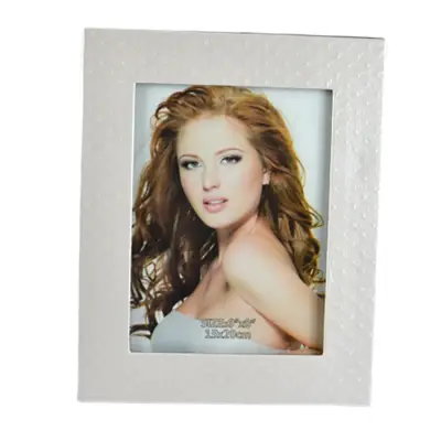 Foto ram 15x20cm krem