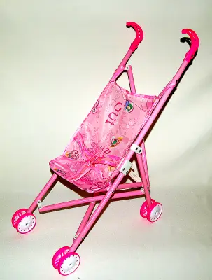 Kolica za lutku 58cm metal