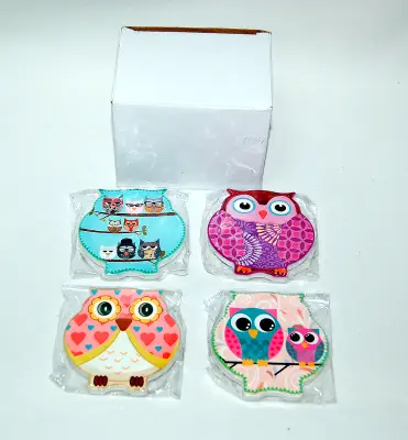 Magnet ukrasni SOVA 7.5x7.5cm