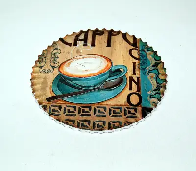 Podmetač 20cm keramika cappuci