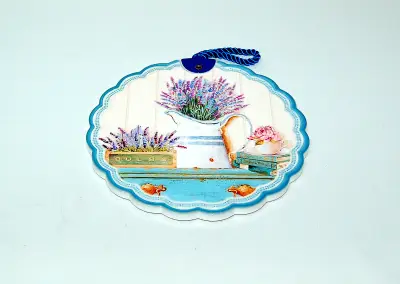 Podmetač 18cm keramika cvet-la